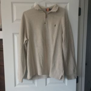 Polo quarter zip up sweater